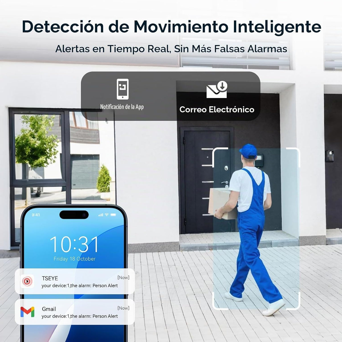 VORGUT Sistema de Cámara de Seguridad Cableada para Exteriores con...