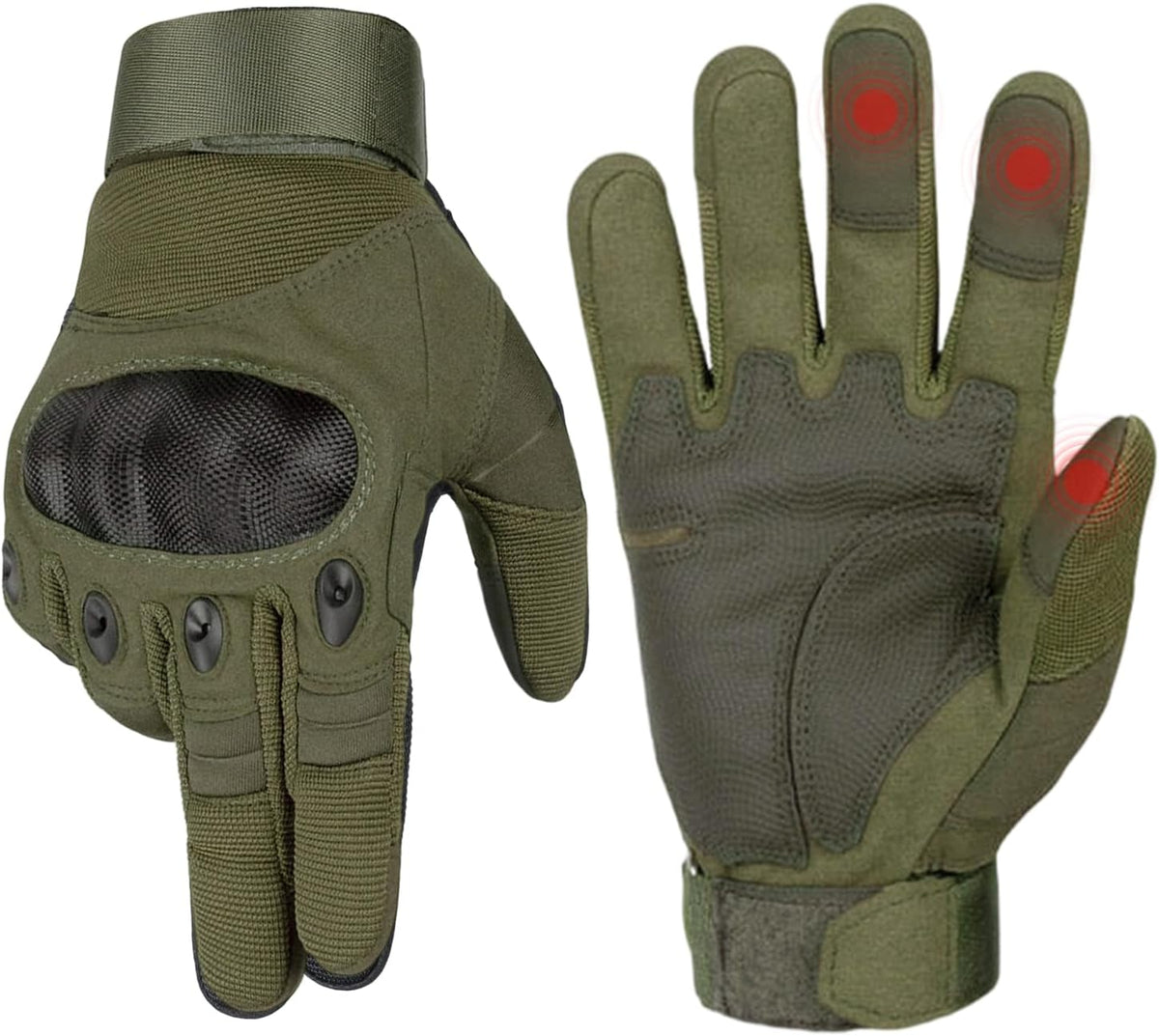 HYCOPROT Guantes utilitarios para hombre, guantes de motocicleta co...
