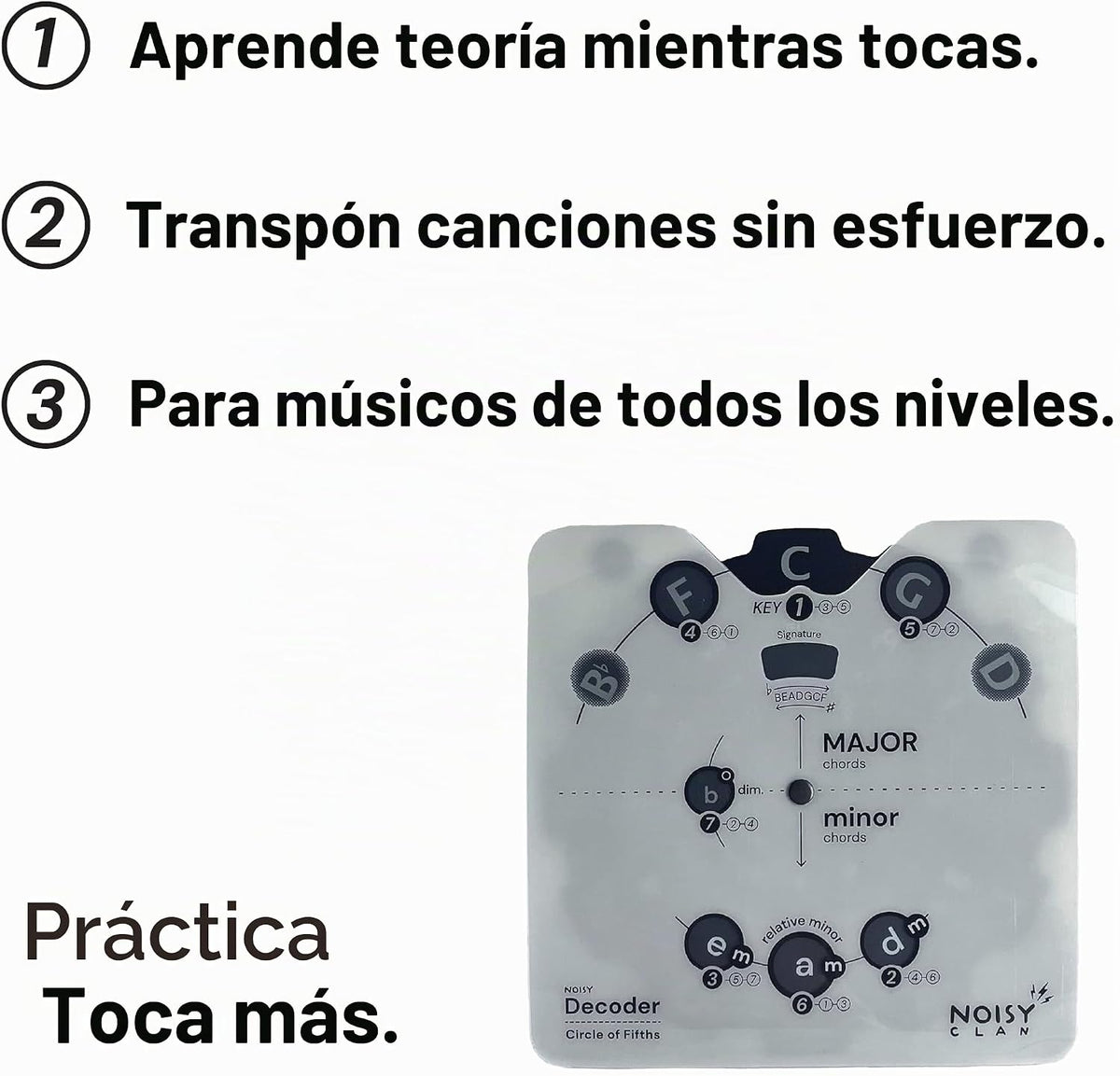 Herramienta de Rueda del Círculo de Quintas con Soporte Integrado -...