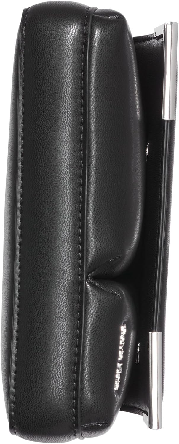 Calvin Klein Bandolera organizacional con solapa de mica para mujer