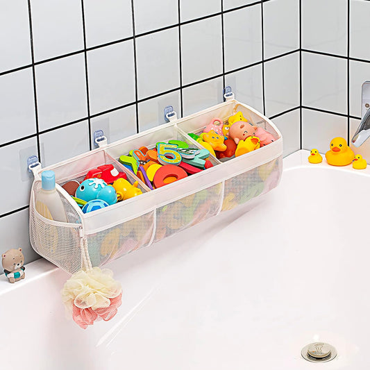 Austion Organizador de juguetes de baño de 3 compartimentos origina...