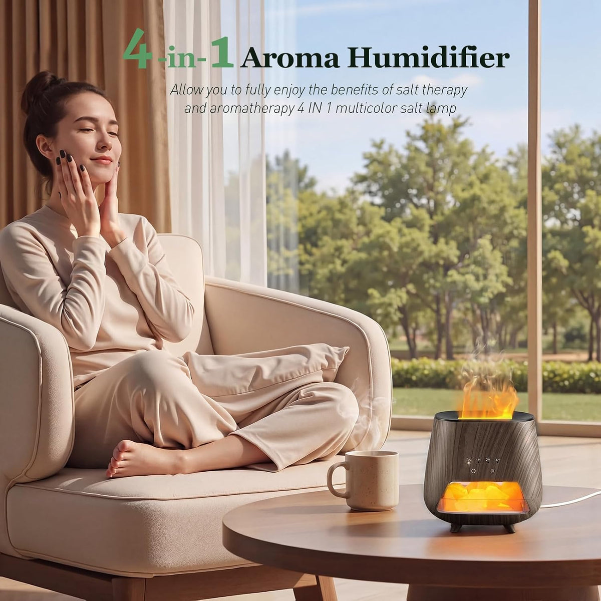 OUWEDW Difusor de aceite esencial para el hogar, difusor de aromate...