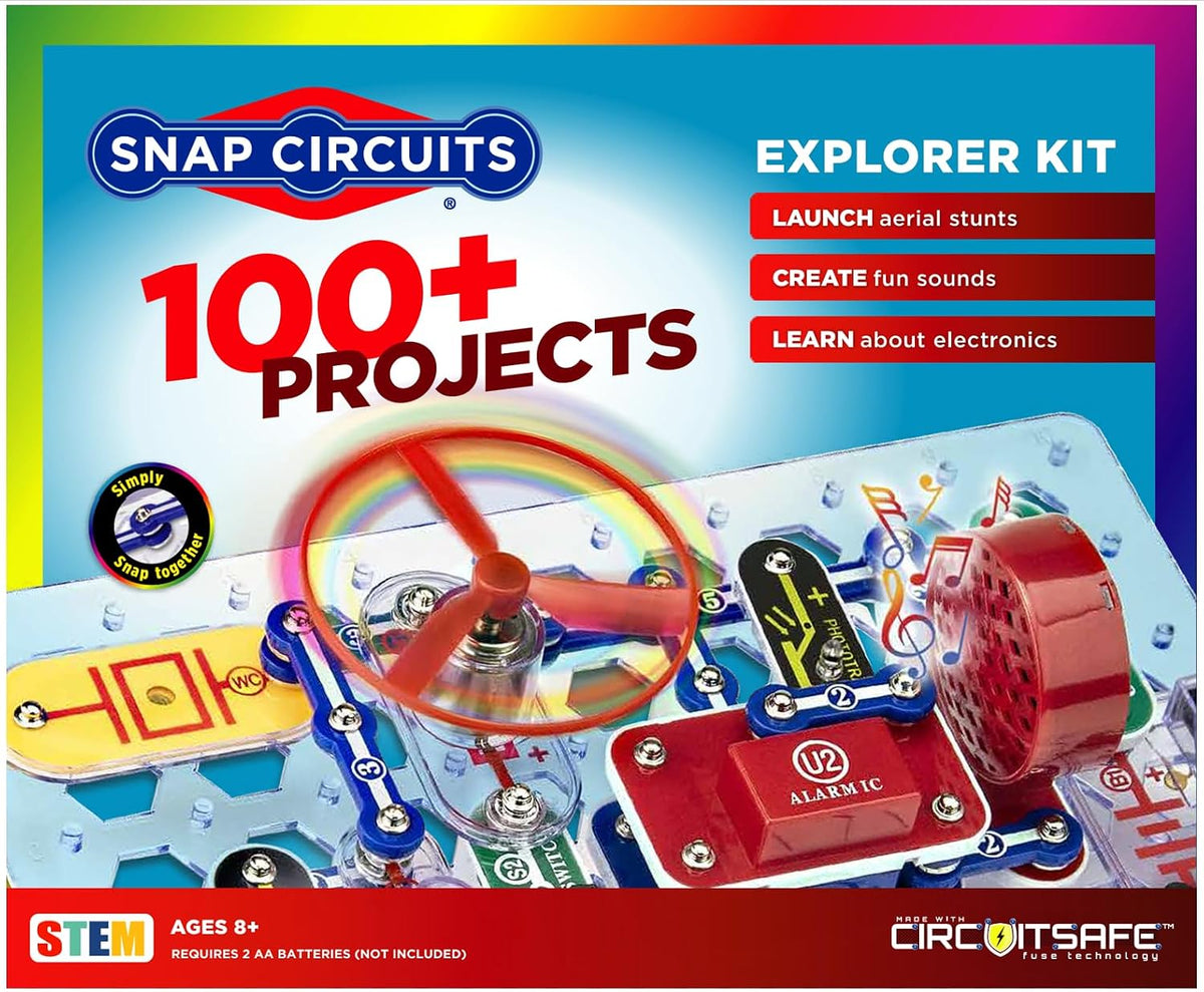 Kit para diseñar circuitos eléctricos Circuits Jr. SC-100, Negro |...