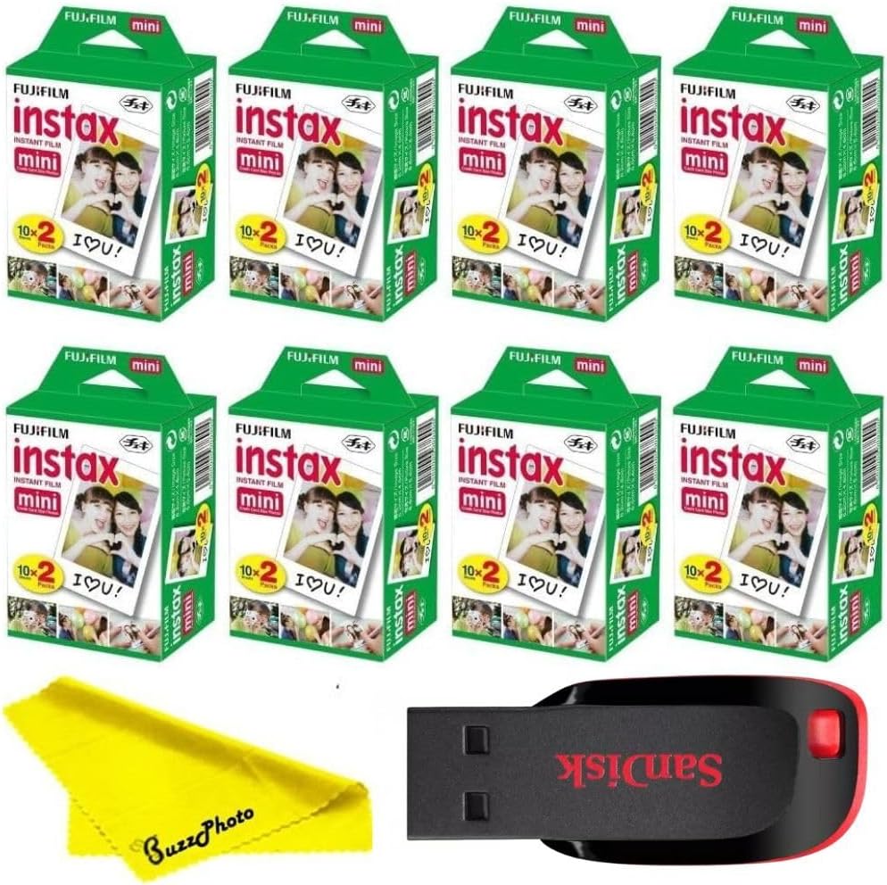 Película instantánea Fujifilm Instax Mini para cámara con unidad fl...