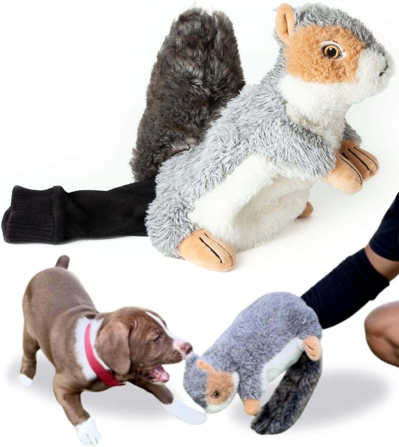 Milunova Pupr Pals - Marioneta de juguete para perros y gatos con a...