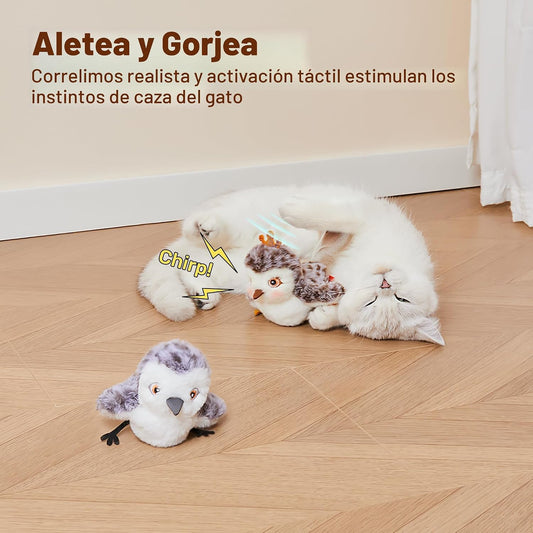 Potaroma Juguetes para gatos, 2 piezas, aleteando sandpiper Pair-Ma...