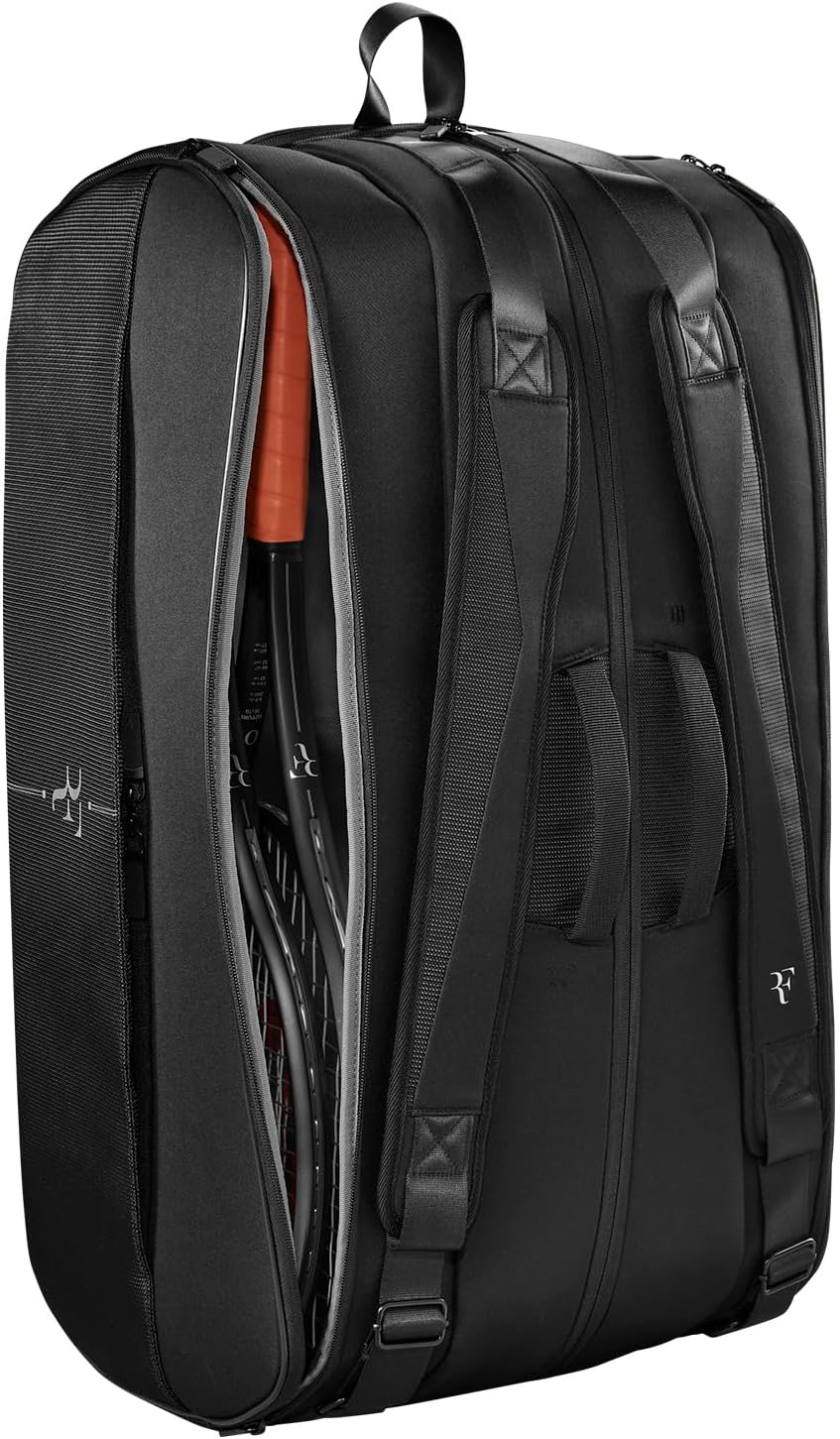 WILSON RF - Funda para raqueta de tenis, color negro