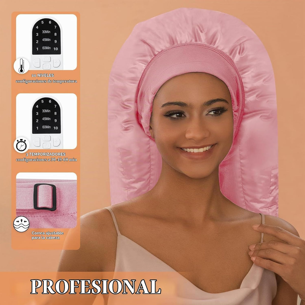 Gorro térmico para acondicionamiento profundo, vaporizador para cab...