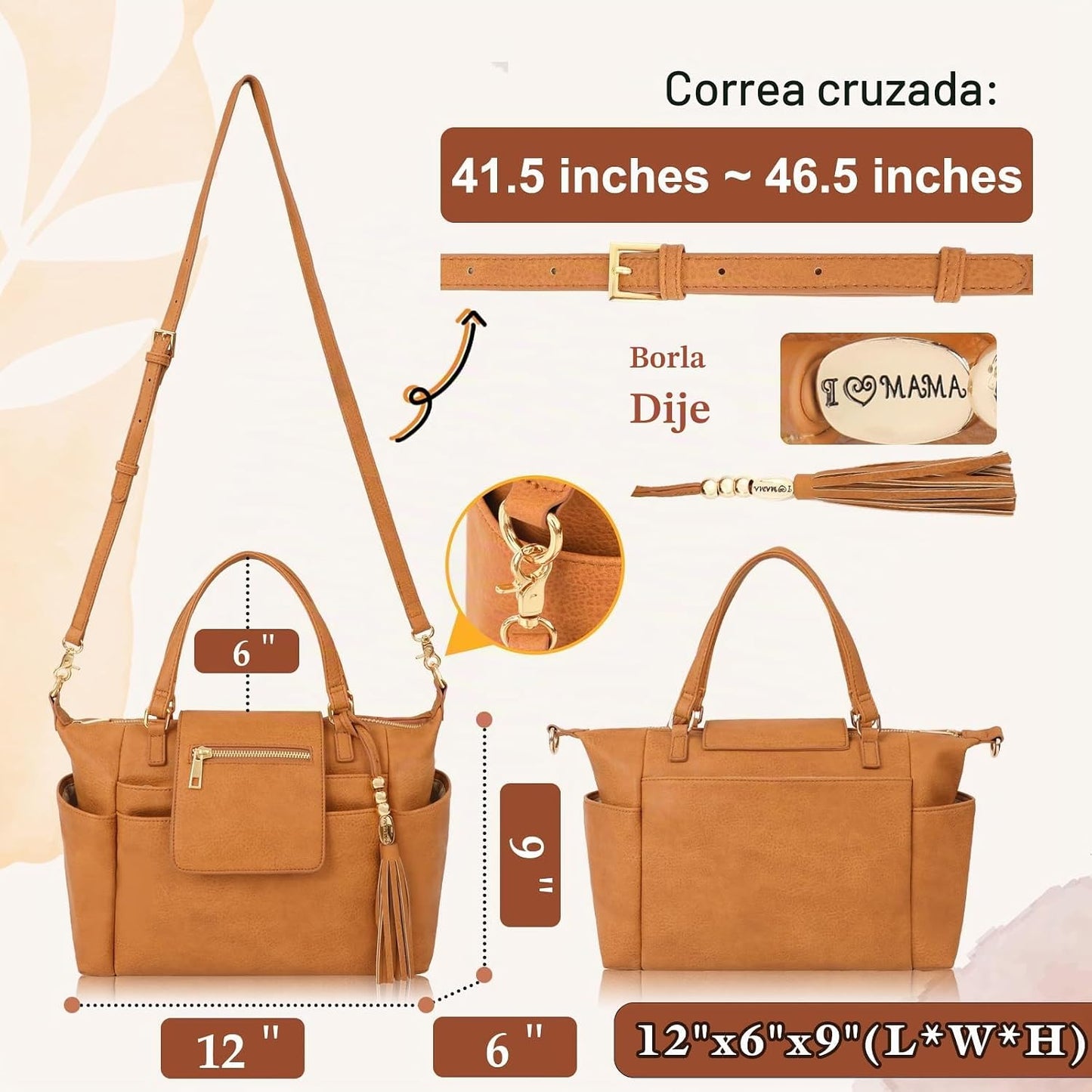Omanmoli Bolsa de pañales pequeña,Mini bolsa de pañales, Embrague d...