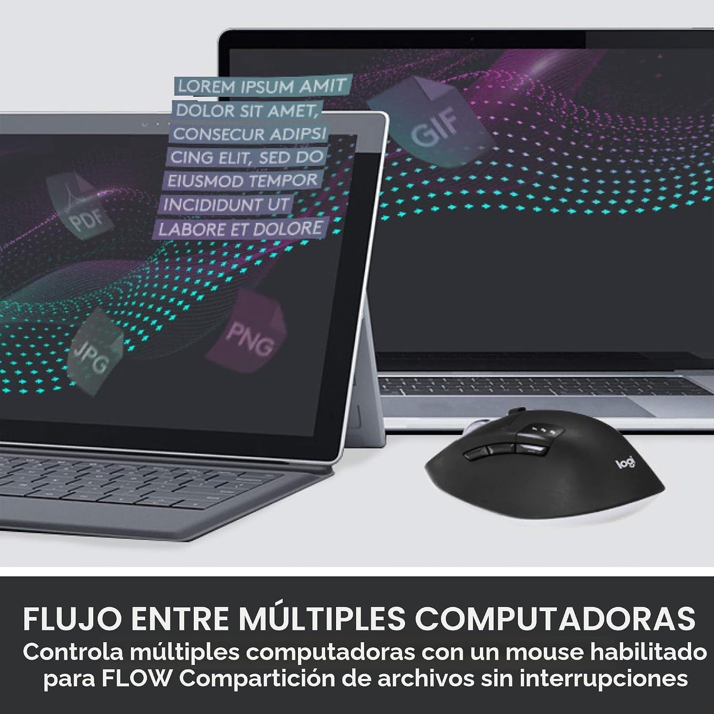 Logitech MK850 - Combo de teclado y mouse inalámbricos de alto rend...