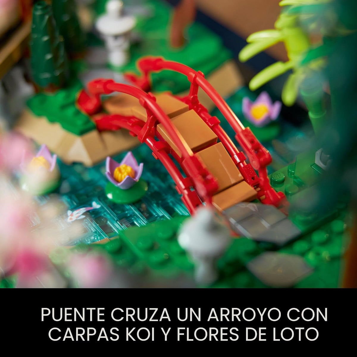 LEGO Icons Tranquil Garden Building Set \u2013 Kit detallado de jar...