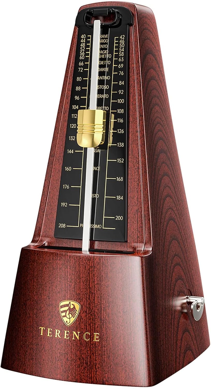 Metrónomos mecánicos para piano, guitarra, violín, bajo, batería y...