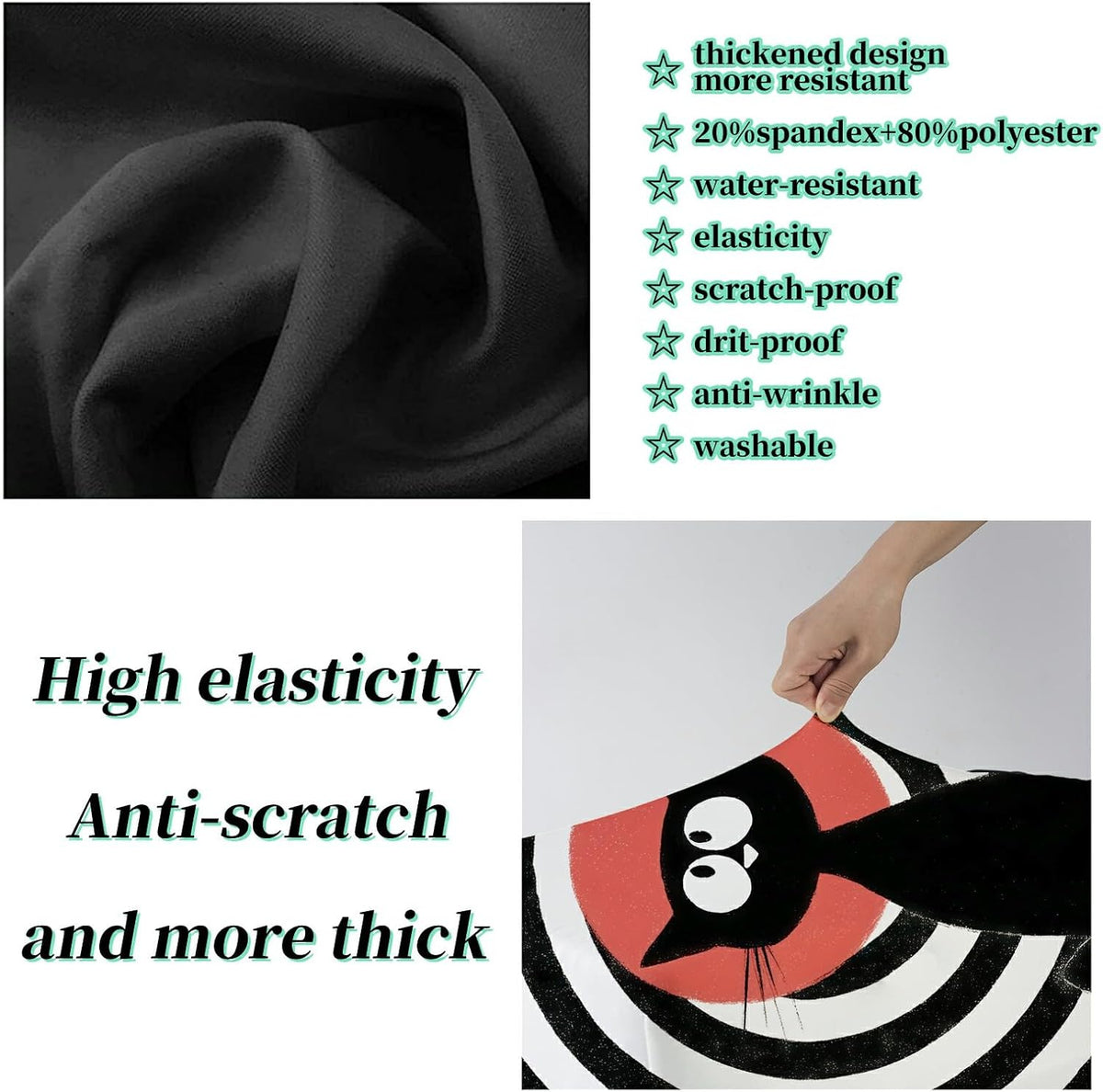 BWEGRHE Funda protectora de maleta más 1 etiqueta de equipaje adecu...