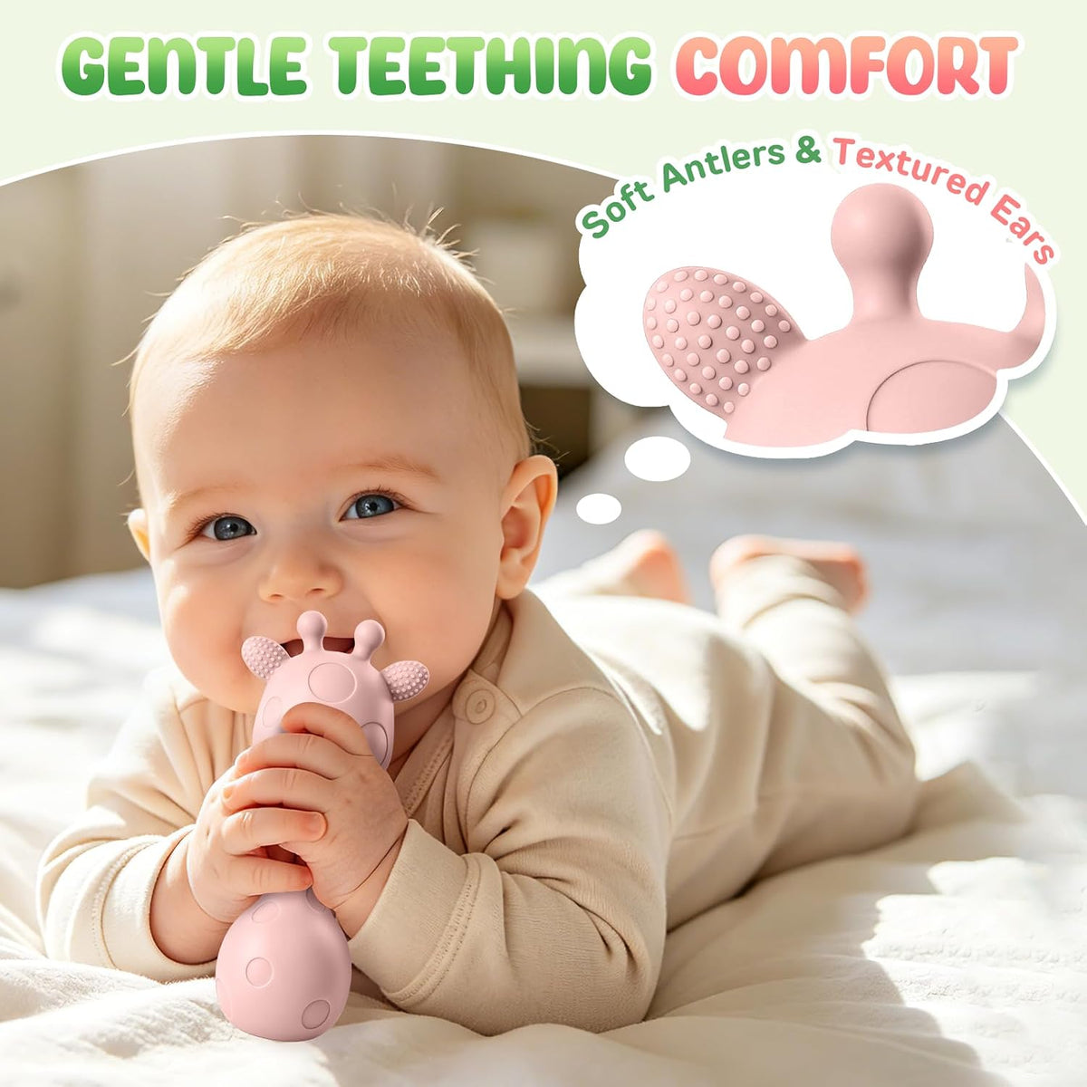 Juguetes para la dentición del bebé 3-6 6-12 meses, juguetes sonaje...