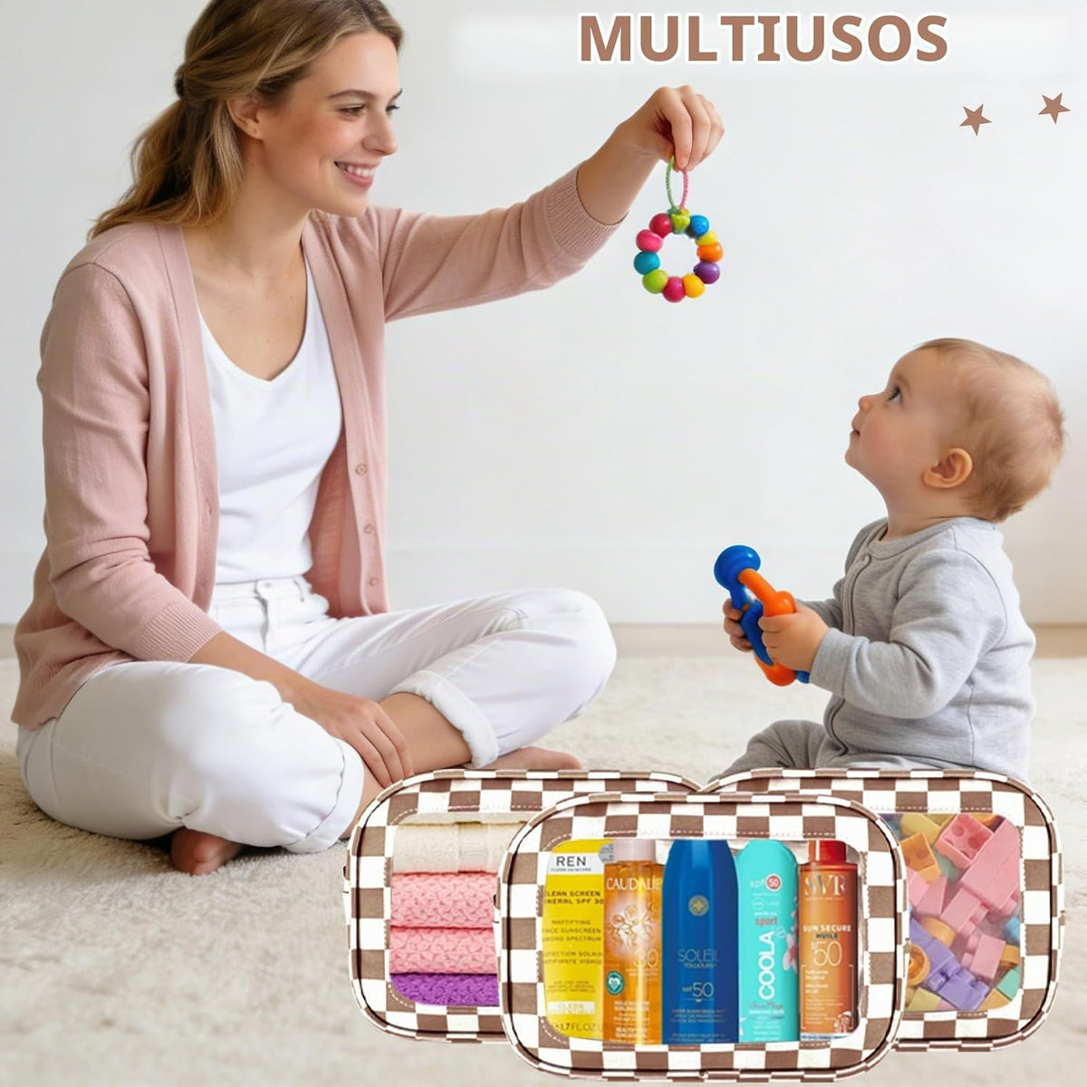 Bolsas para pañales, Cejas, 3 piezas, Práctico: