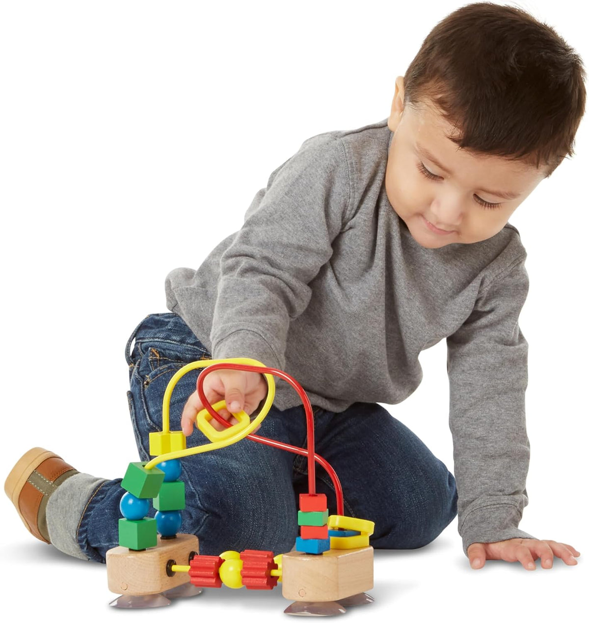Melissa &amp; Doug First Bead Maze - Juguete educativo de madera pa...