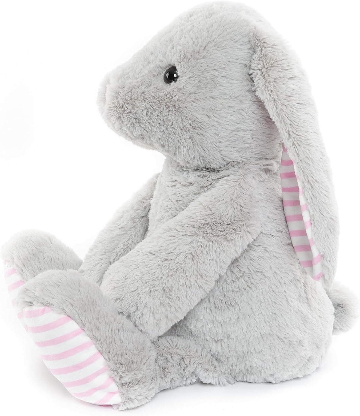 WEIGEDU Conejos grises de peluche para niños, niñas y niños, juguet...
