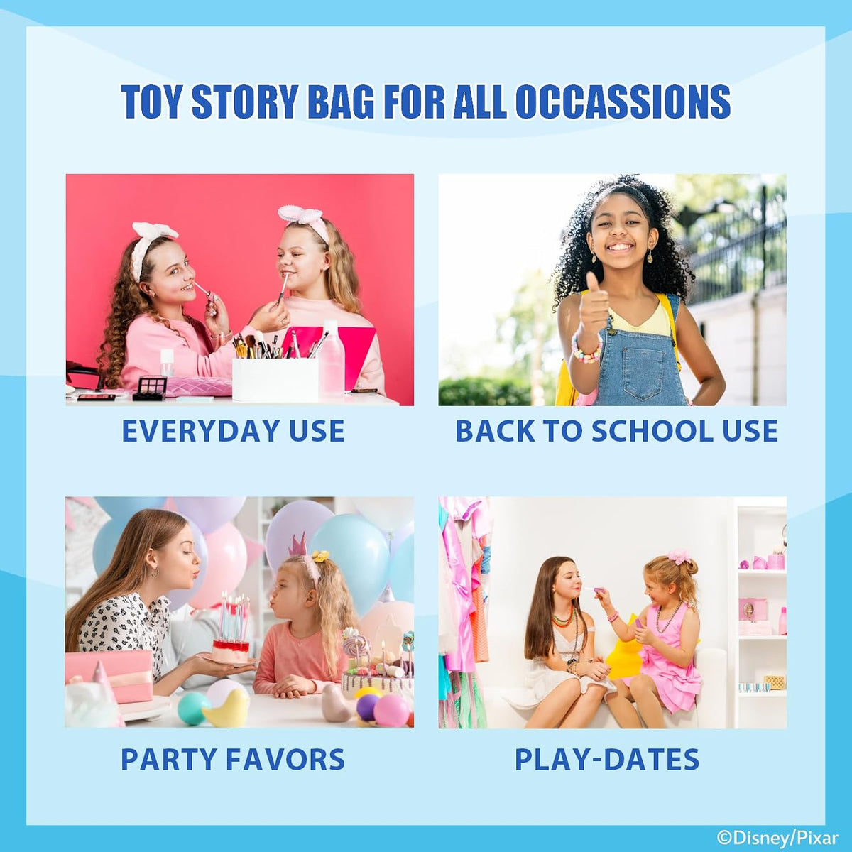 Toy Story - Juego de maquillaje con cosméticos y accesorios, a part...