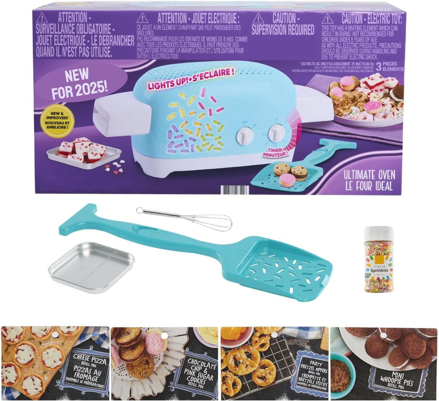 Ultimate Easy Bake - Paquete para hornear horno, galletas, pretzel,...