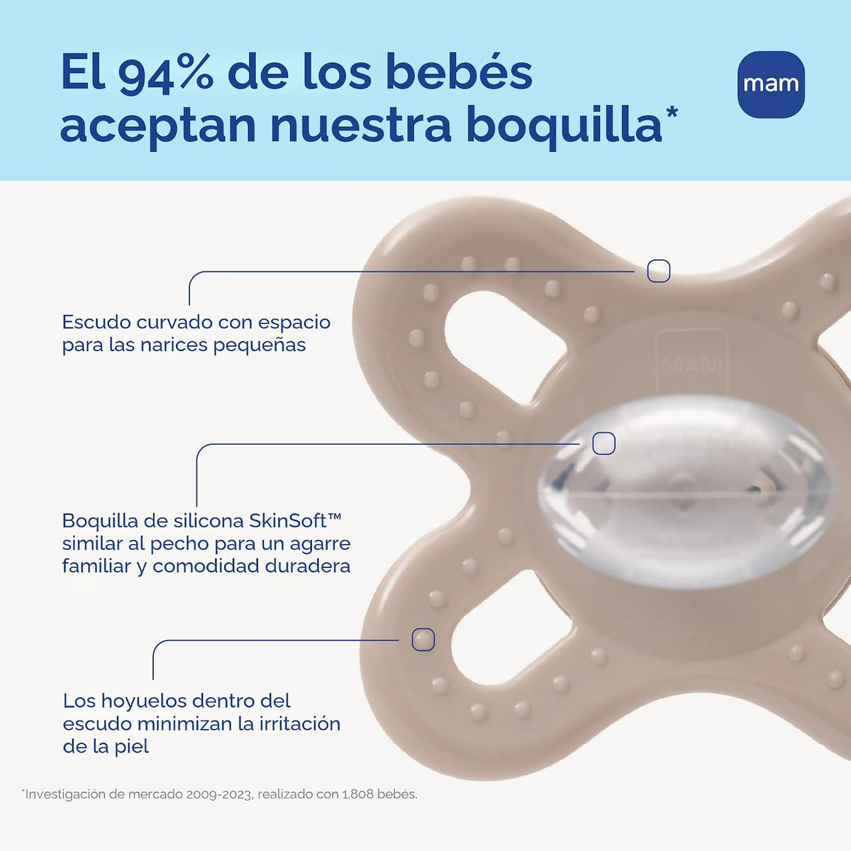 MAM Easy Start - Juego de 5 biberones y 3 chupetes anticólicos para...