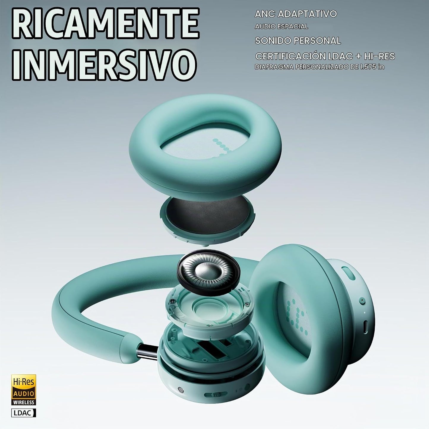CMF by Nothing Auriculares Pro con cancelación activa de ruido, ina...