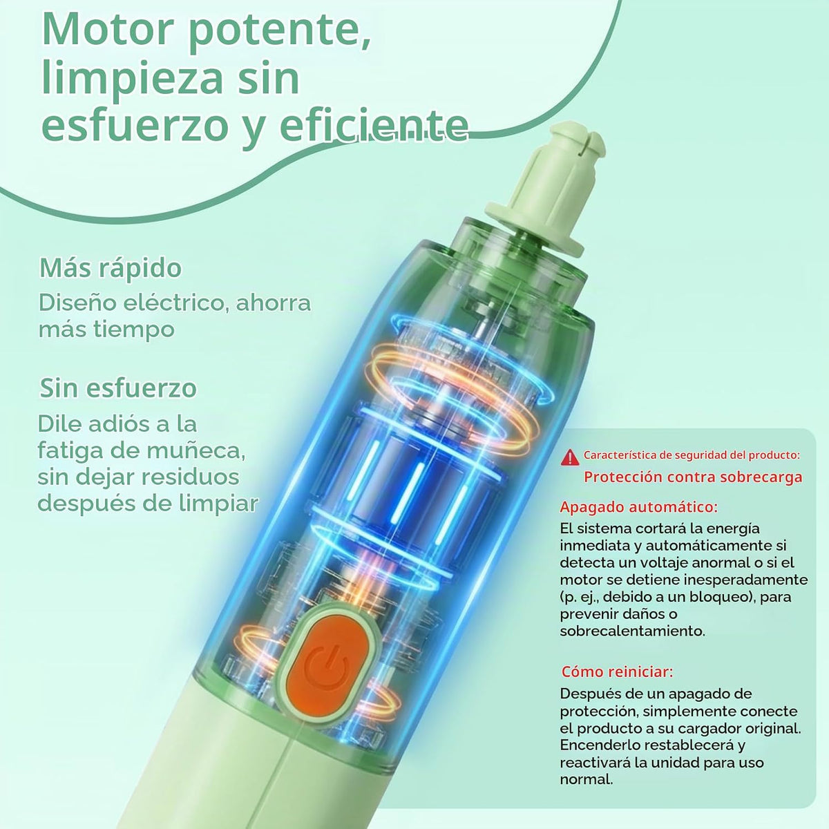 Limpiador eléctrico del cepillo de la botella, cepillo recargable d...