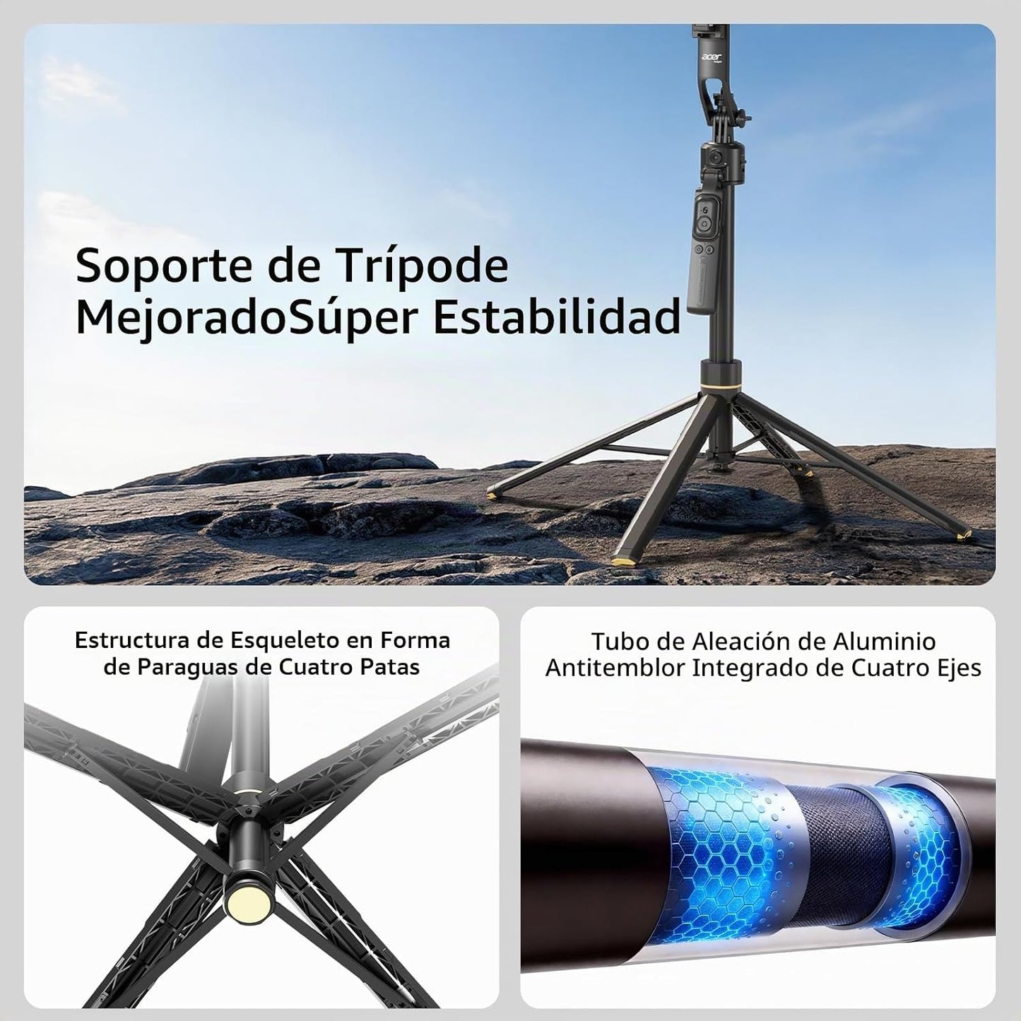 Acer Gadget - Trípode de seguimiento automático de cara para iPhone...