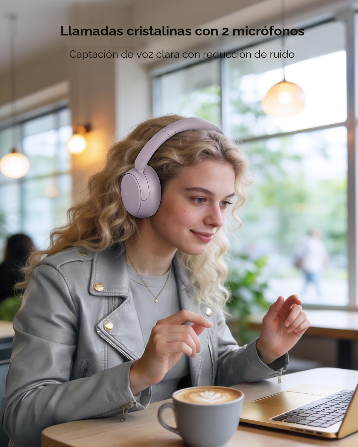 TALIX H30 Auriculares híbridos con cancelación activa de ruido, 110...