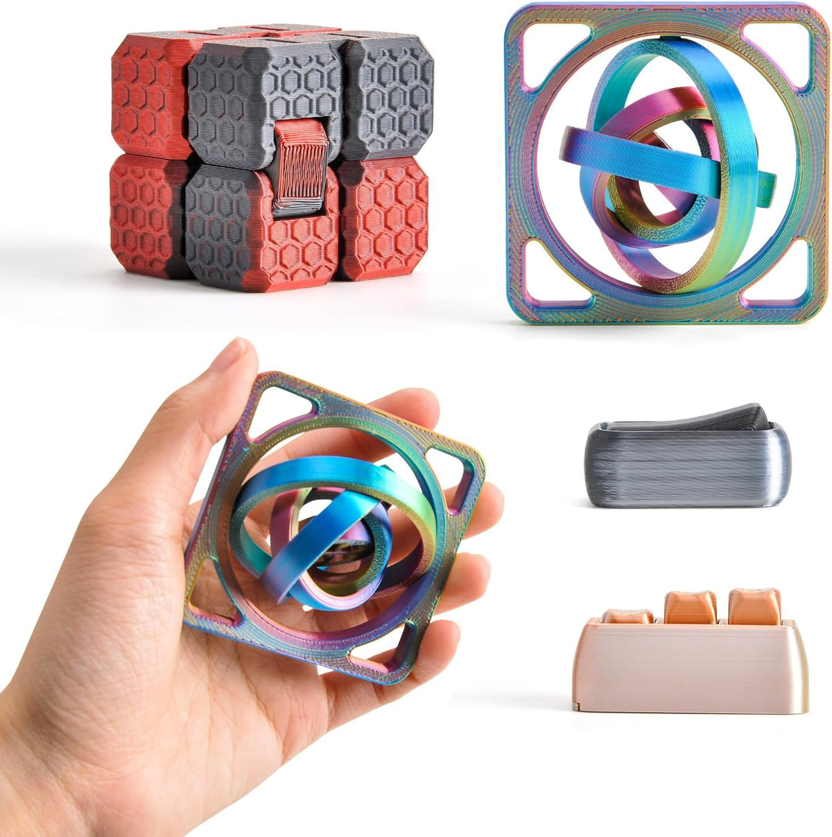 MIZPLAY Juguetes sensoriales impresos en 3D, herramienta sensorial...