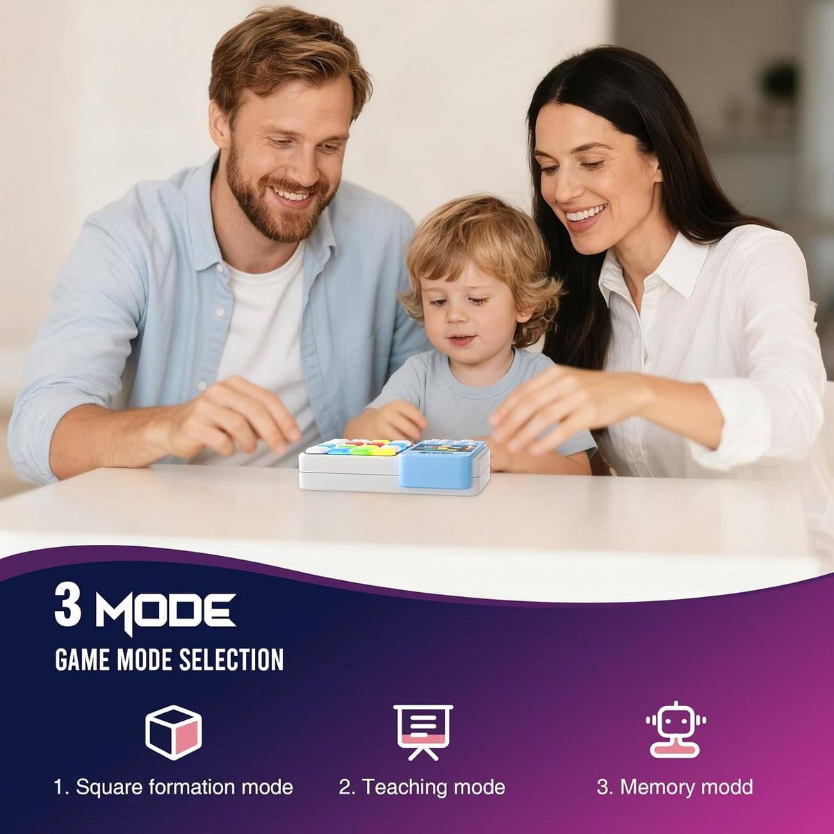 HDPERMNO Juego de rompecabezas electrónico, juego digital interacti...