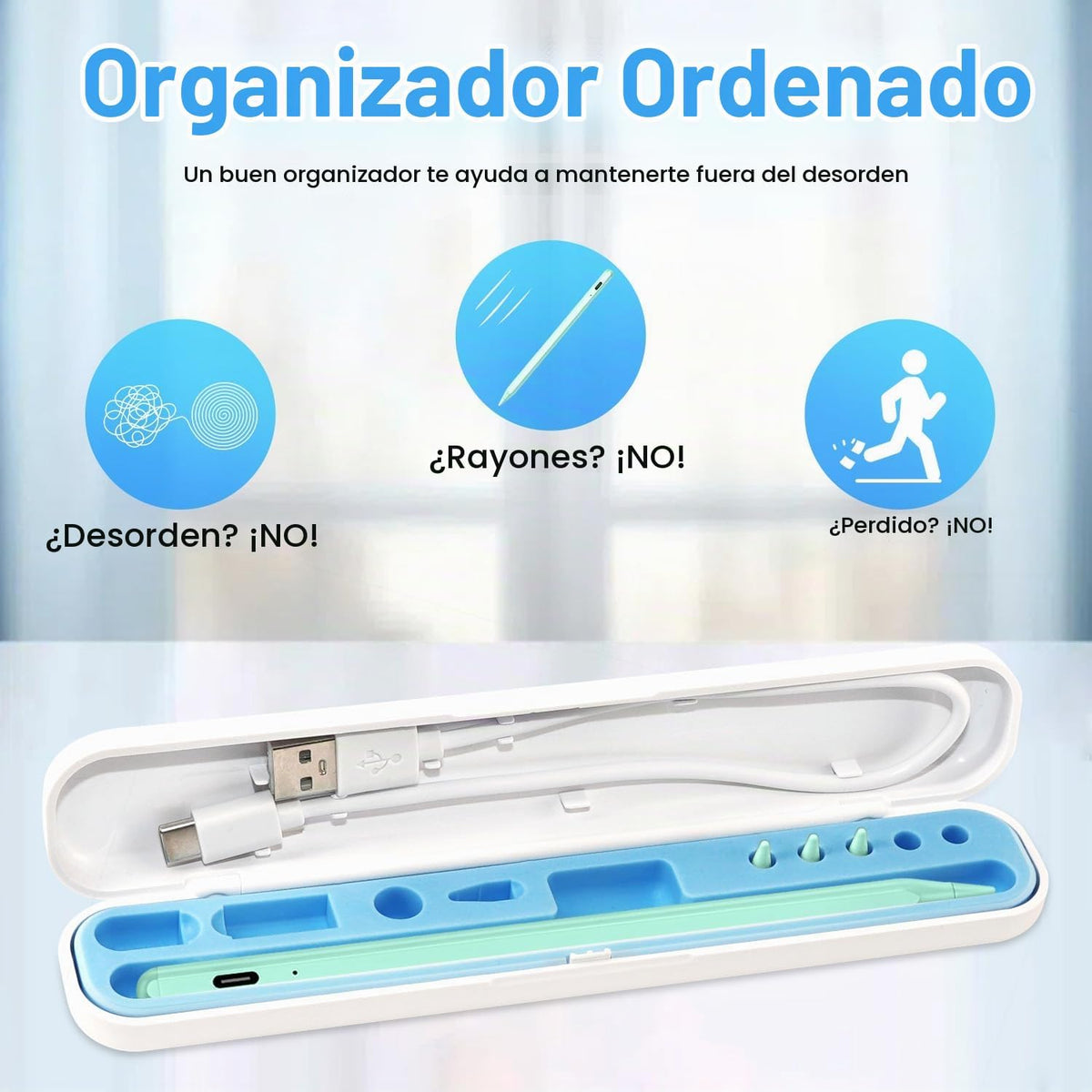 BLEBLE Lápiz óptico para iPad 2018-2026, lápiz de carga rápida para...