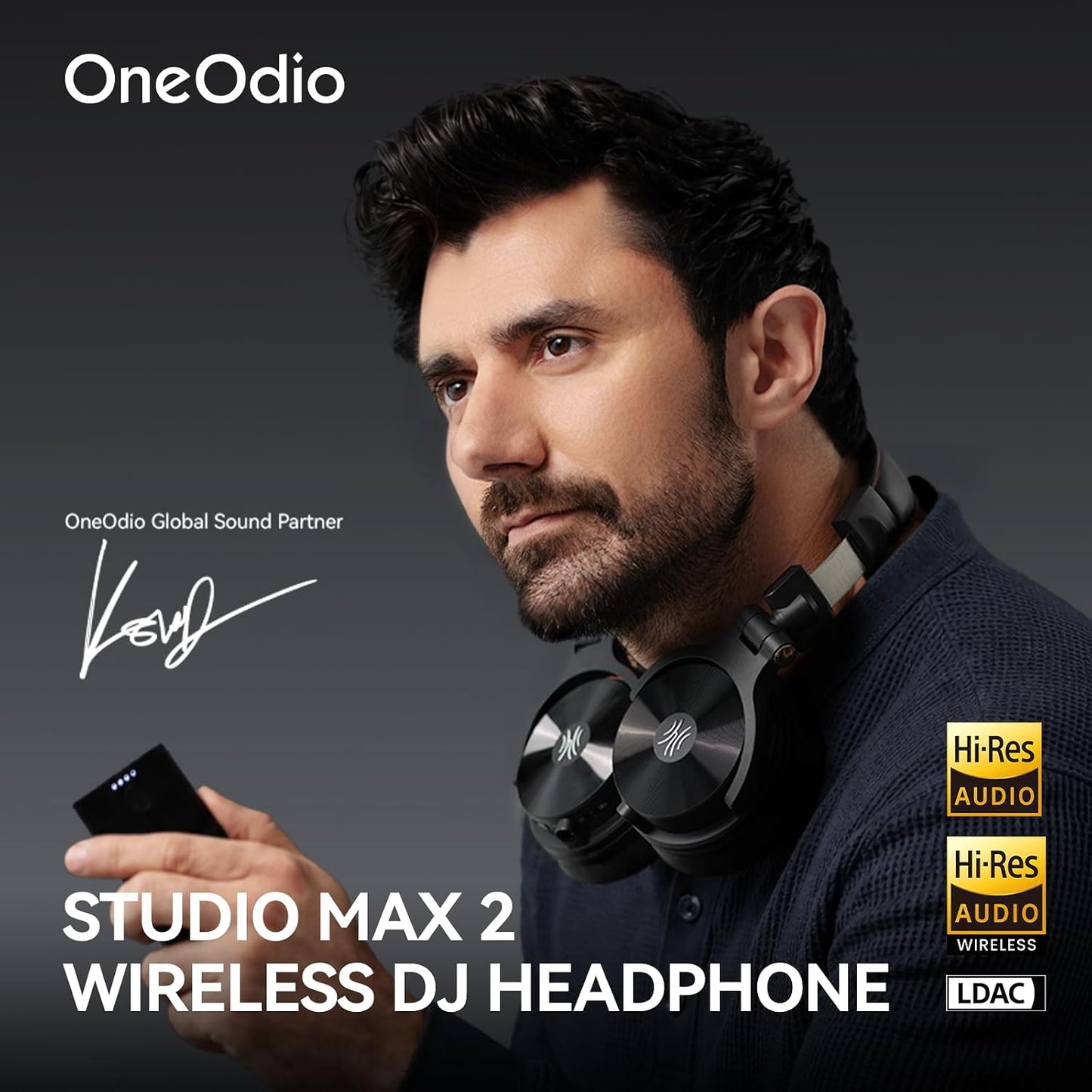 OneOdio Studio Max 2 Auriculares inalámbricos para DJ, latencia de...