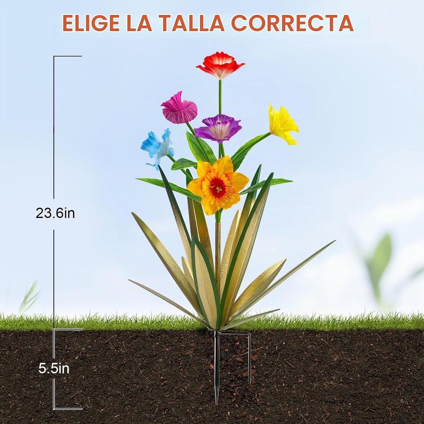Homight Plantas de Agave de Metal para Decoración al Aire Libre, De...