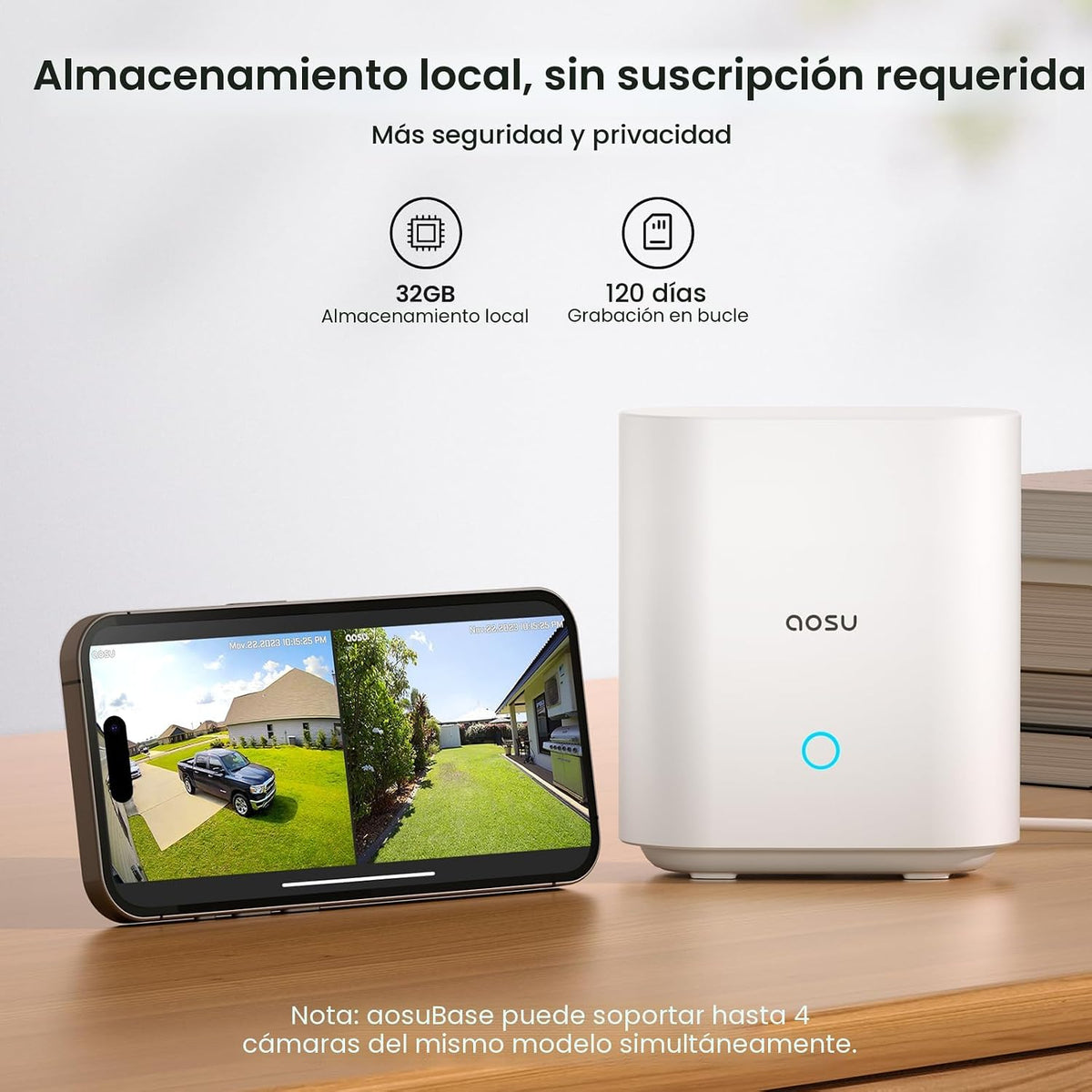 aosu Sistema al aire libre inalámbrico de las cámaras de seguridad...