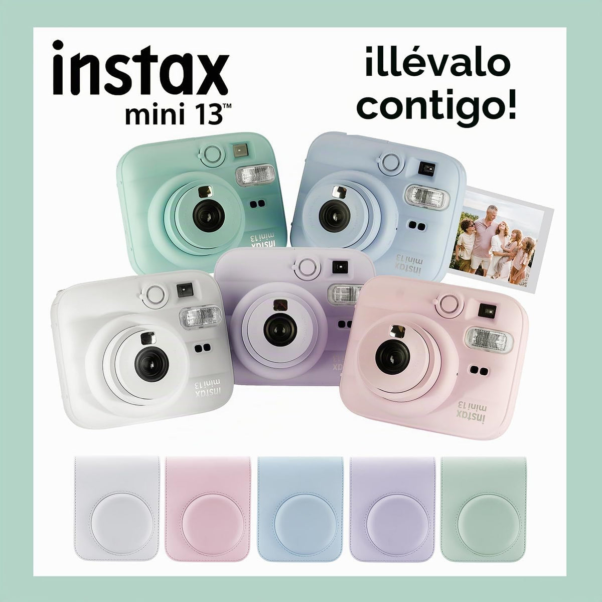 Fujifilm Instax Mini 13 Cámara instantánea 60 películas y accesorio...