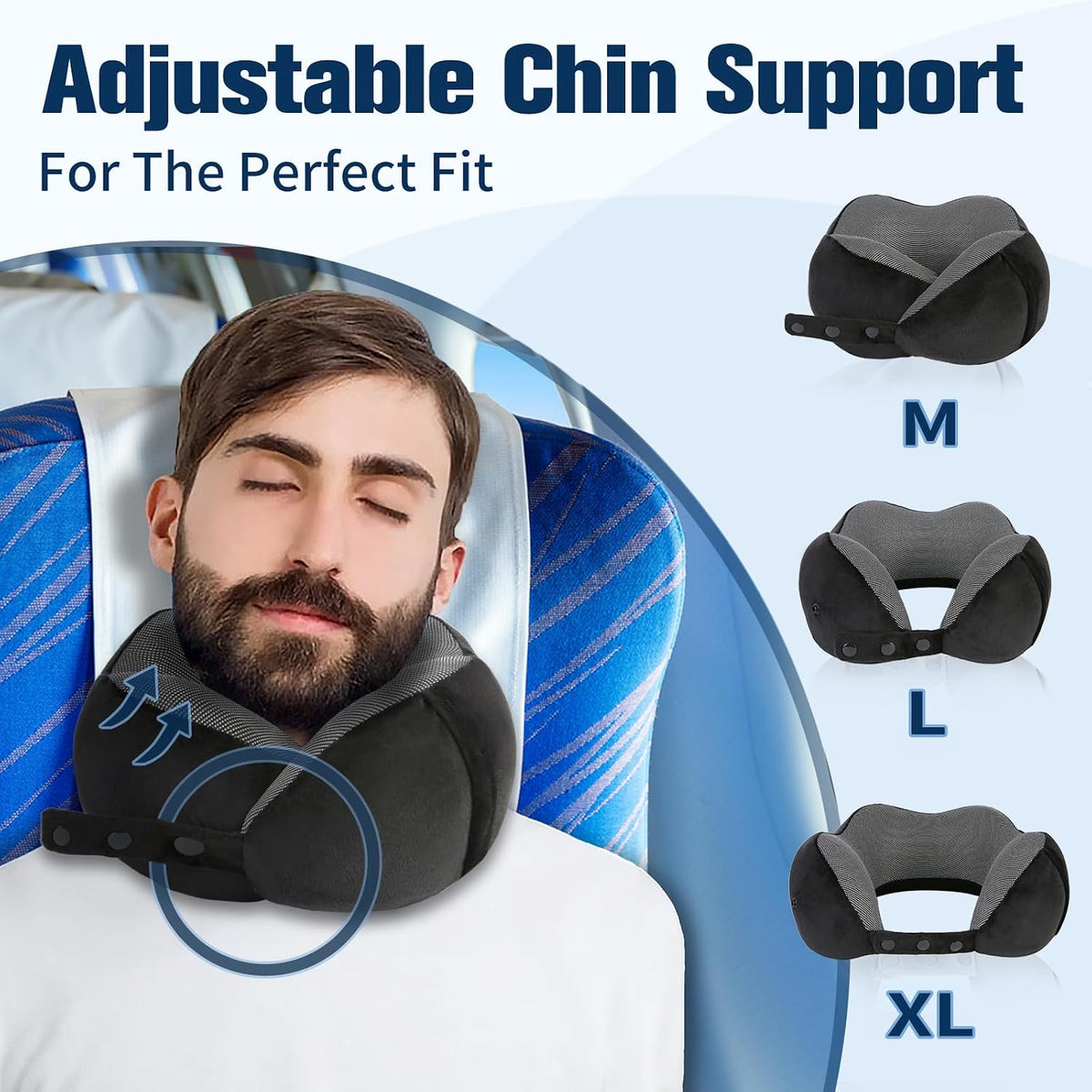 Cirorld - Almohada de cuello para viajes, almohadas de viaje para a...