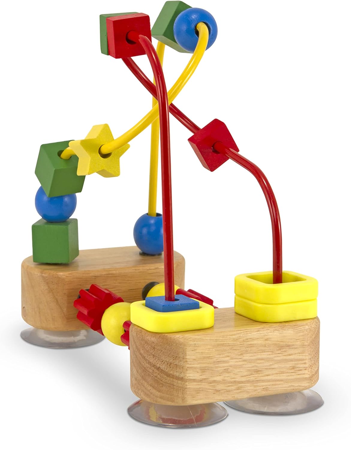 Melissa &amp; Doug First Bead Maze - Juguete educativo de madera pa...