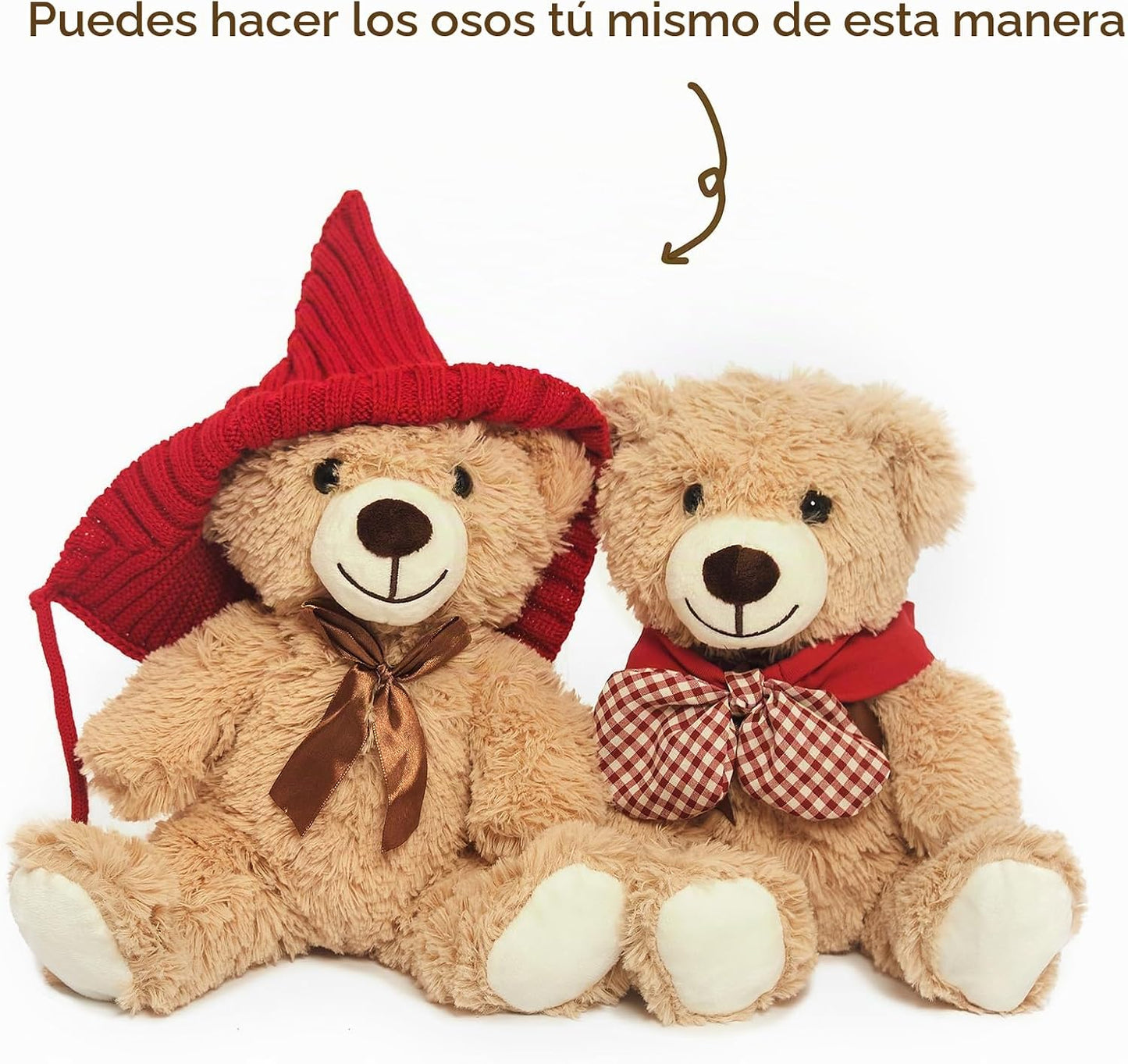 Quaakssi Ositos de peluche a granel 5 paquetes de juguetes de peluc...