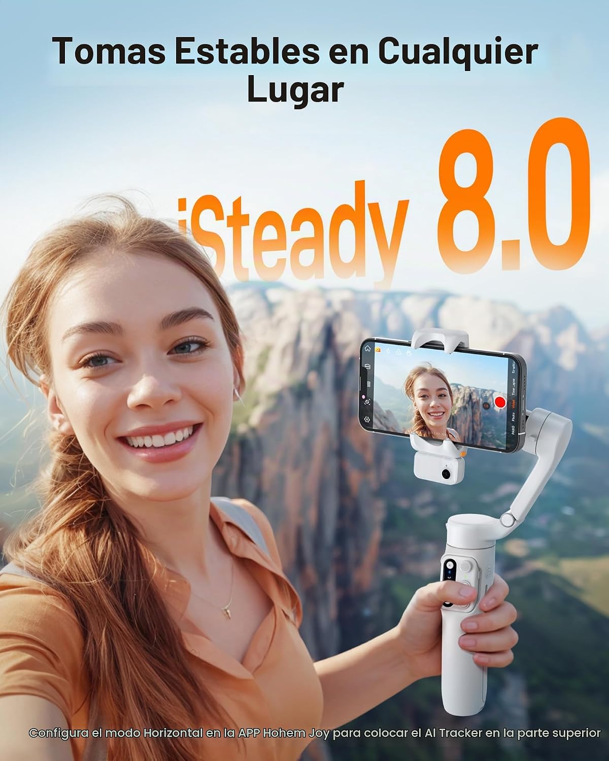 Estabilizador de cardán iSteady V3 de hohem para iPhone, cardán par...