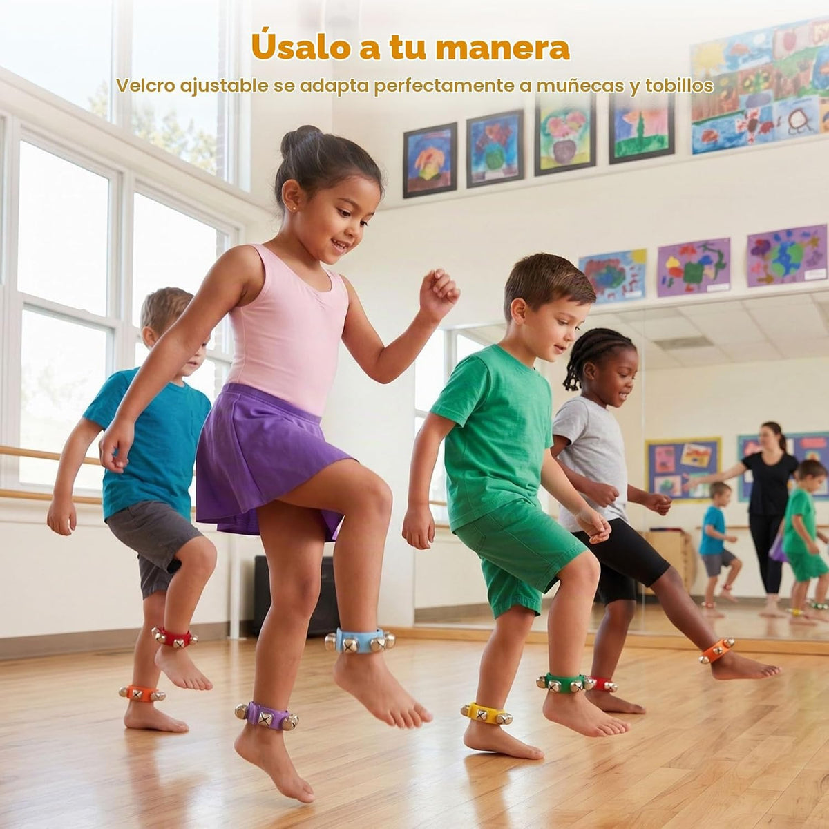 POPLAY Jingle Bells, 12 unidades de instrumentos musicales para niñ...
