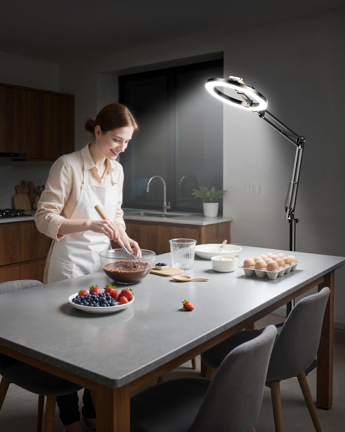 Aro de luz con soporte de trípode para iPhone \u2013 Evershop 10...