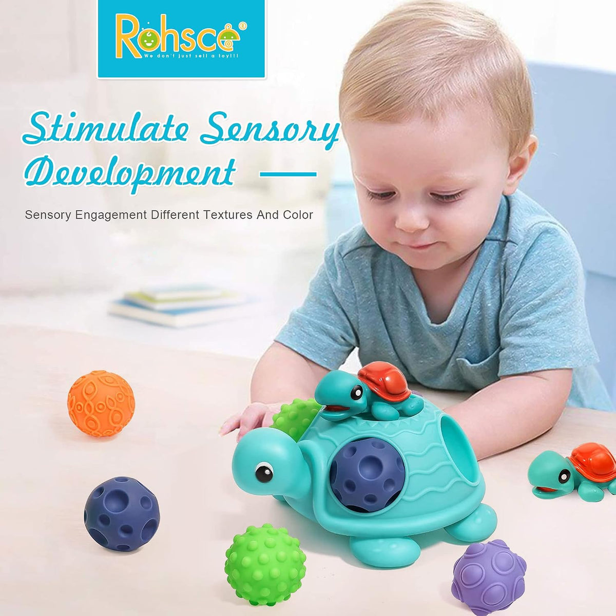 Pelotas sensoriales para bebés de 6 a 12 meses, juguetes Montessori...