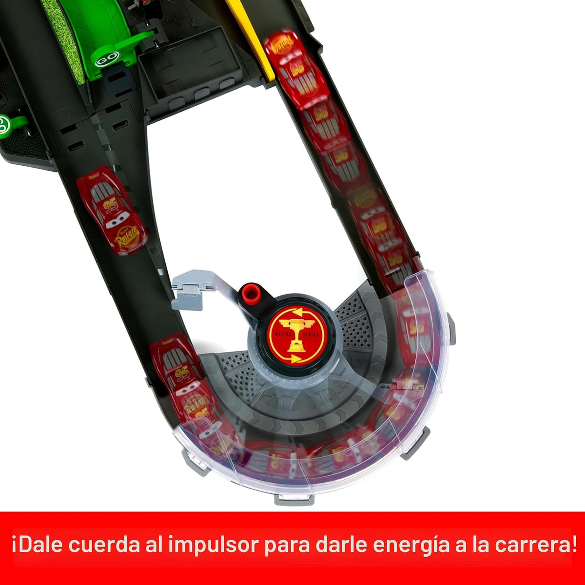 Mattel Disney y Pixar Cars Set de Pista, Pista de Carreras de Acció...