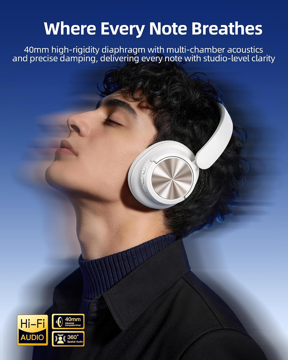Auriculares híbridos con cancelación activa de ruido Auriculares in...