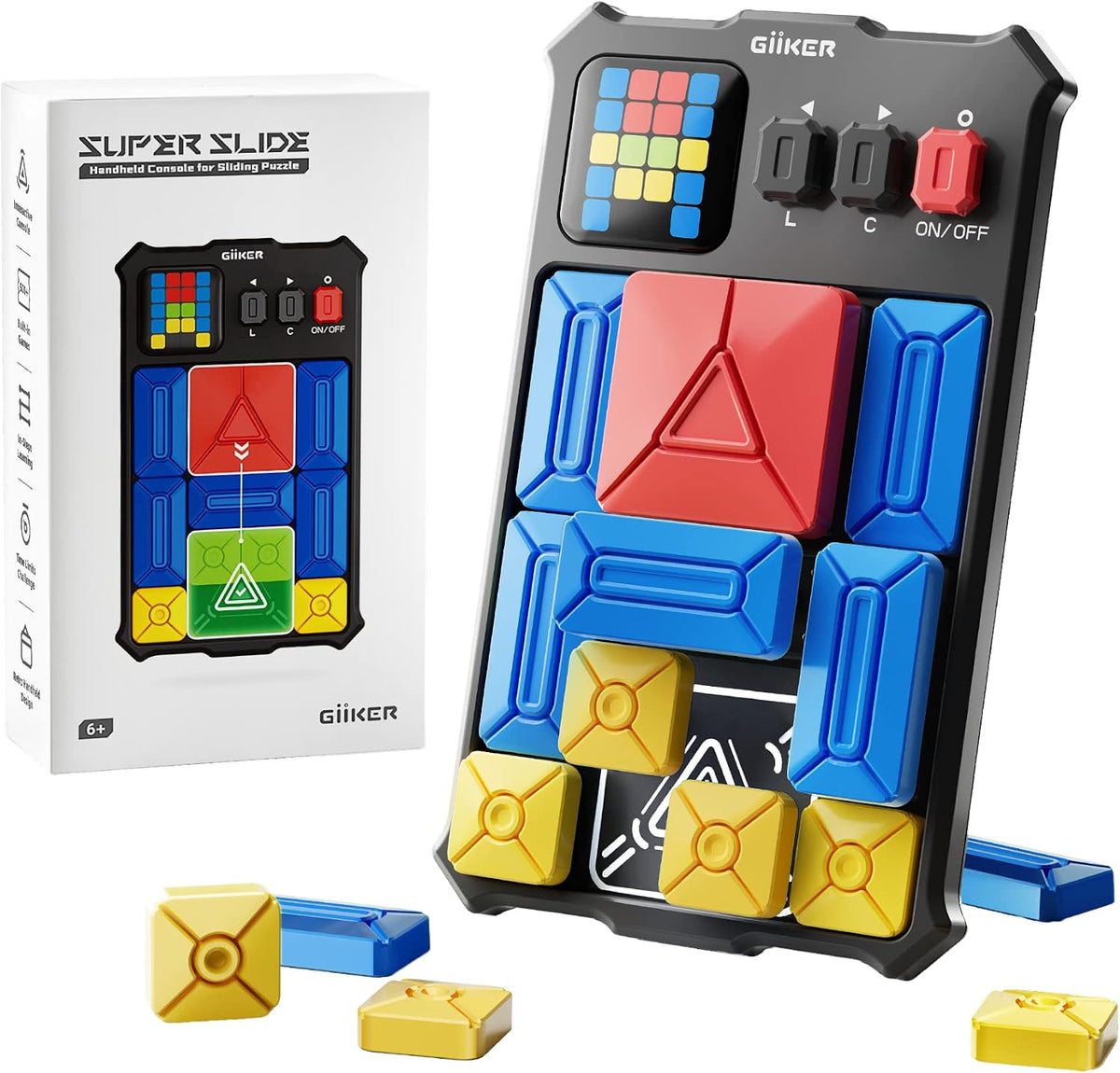 GiiKER Super Slide Puzzle Game, más de 500 desafíos, juguete STEM p...