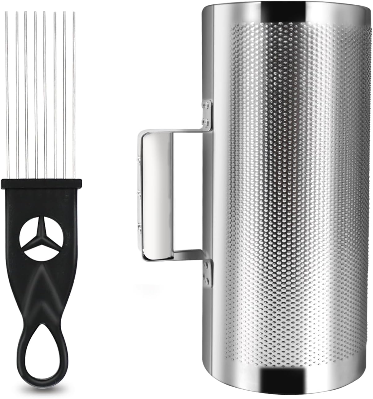 Soulmate Acero inoxidable Guiro Shaker 12" 6" Instrumento d...