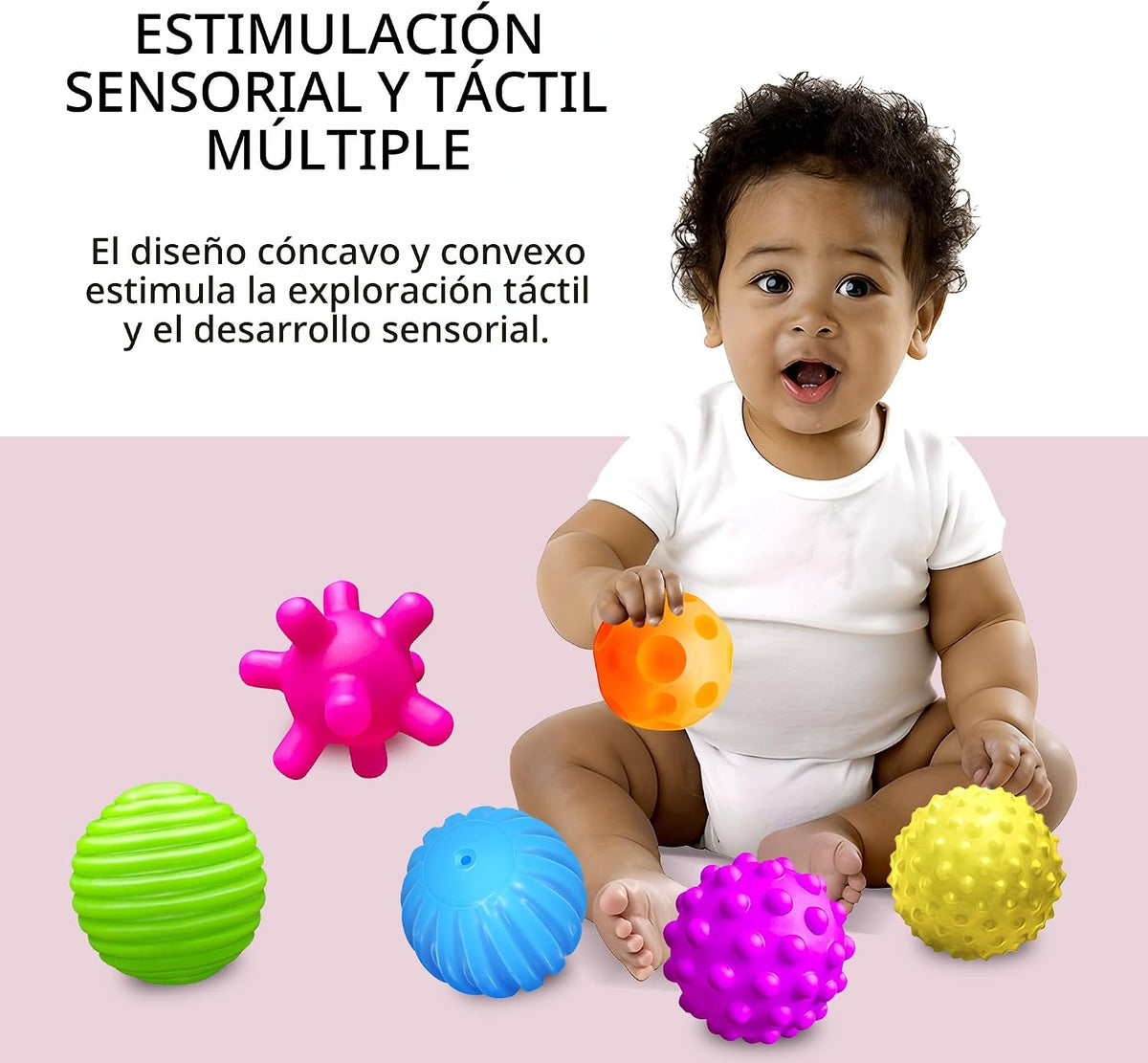 ROHSCE Juguetes Multisensoriales con Textura para Bebés Conjunto de...