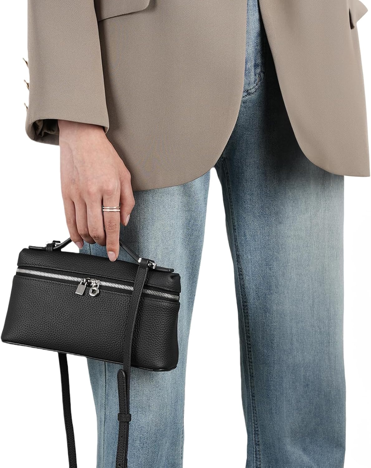 Bolso cruzado para mujer, con asa superior, mini bolso de diseñador...