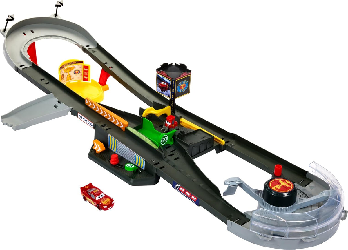 Mattel Disney y Pixar Cars Set de Pista, Pista de Carreras de Acció...