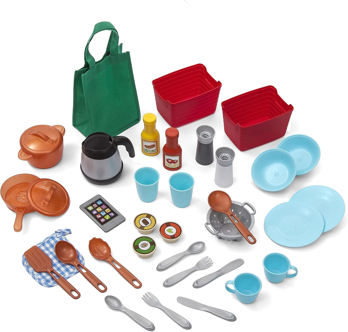 Step2 Great Gourmet - Juego de cocina para niños, cocineta para int...